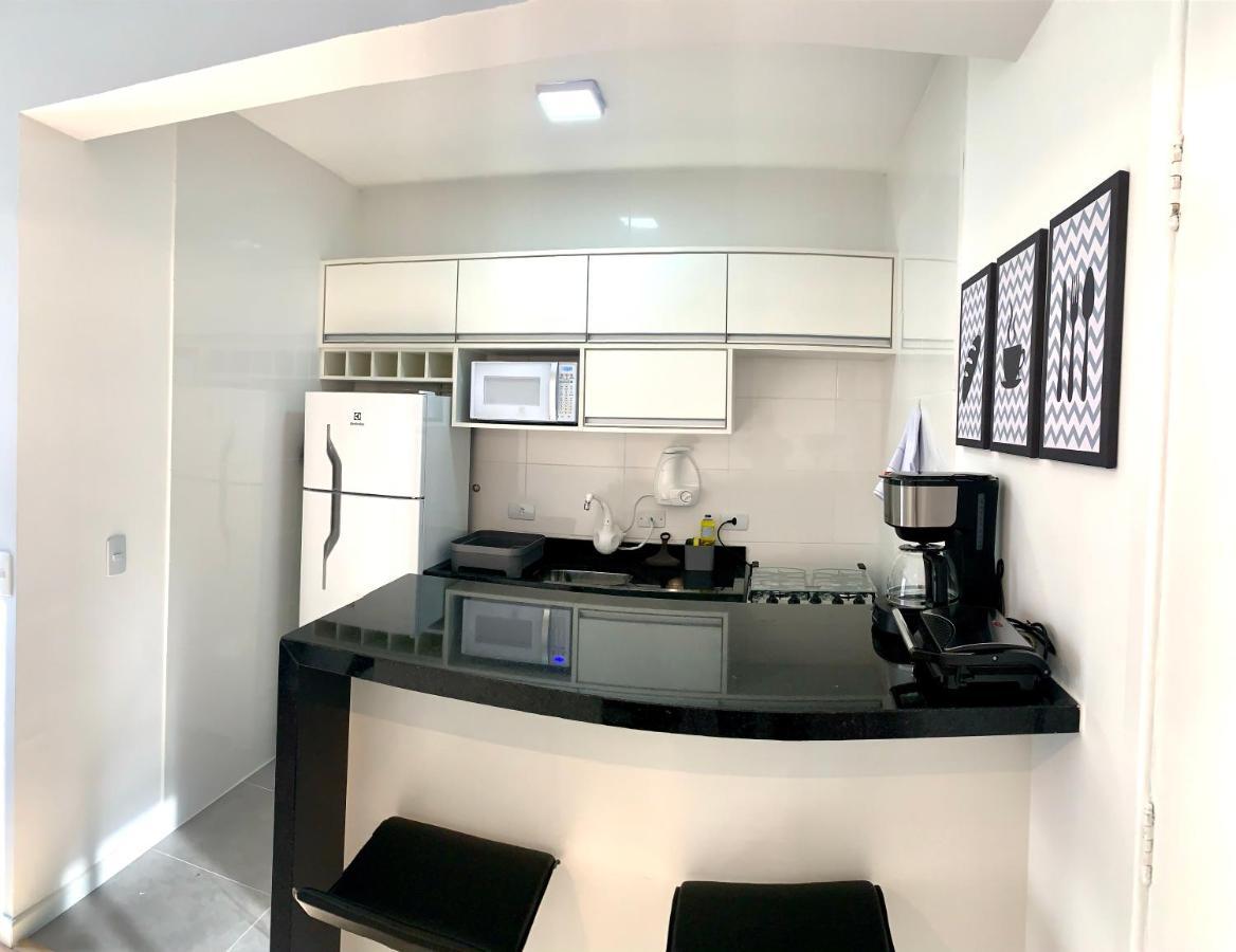 505 - Apartamento Lindo, Amplo E Decorado, Mobiliario Moderno, Cozinha Completa Com Utensilios , Excelente Vista Da Cidade E Localizacao Privelegiada No Bairro Bigorrilho Proximo De Shopping E Parques กูรีตีบา ภายนอก รูปภาพ